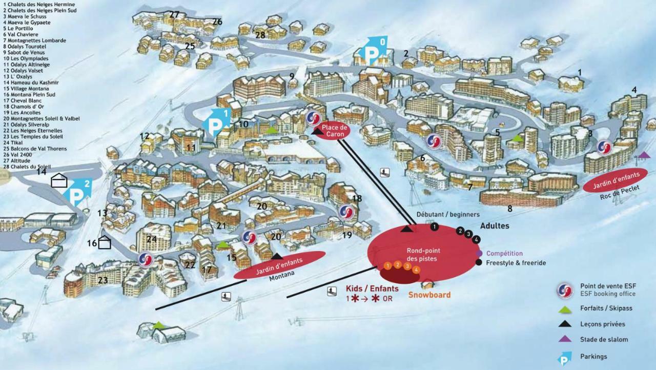 Apartmán Chez Carole Et Arnaud Val Thorens Exteriér fotografie